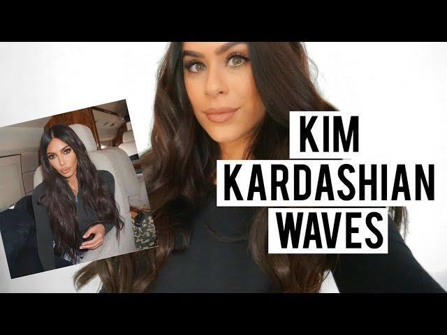 Kim Kardashian Inspired Waves | TUTORIAL