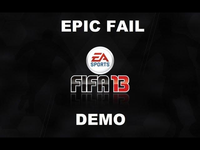 FIFA 13 DEMO Epic Goalkeeper Fail !