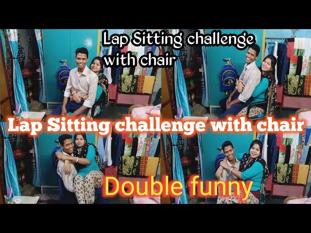 Lap sitting challenge with chair//বাংলা ফানি ভিডিও বরের সাথে।। @swatisdailylifestyle