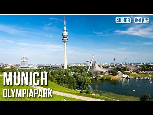 Olympiapark, Munich - The 1972 Summer Olympics Park -  Germany [4K HDR] Walking Tour