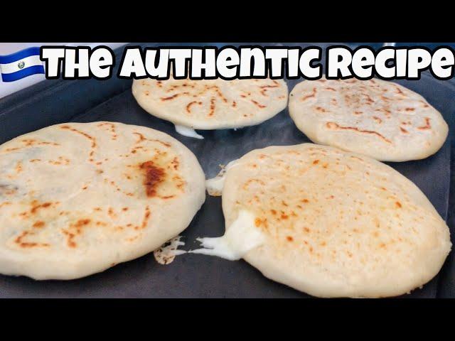 HOW TO MAKE PUPUSAS STEP BY STEP -THE AUTHENTIC SALVADORAN RECIPE!