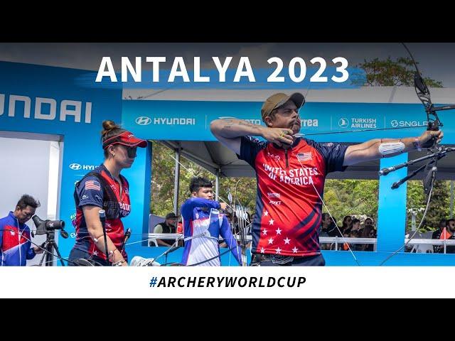 Chinese Taipei v USA – recurve mixed team gold | Antalya 2023 World Cup S1