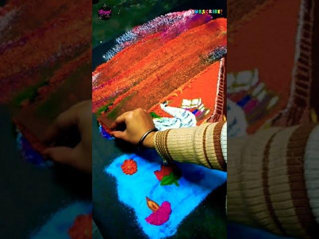 Basant panchami Rangoli/Saraswati puja kolam/subscribe my channel friendhttps://youtu.be/sgWCAKb4TAw