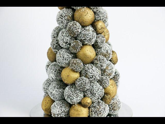 Oreo and Nutella Truffle Christmas Tower Tutorial- Rosie's Dessert Spot