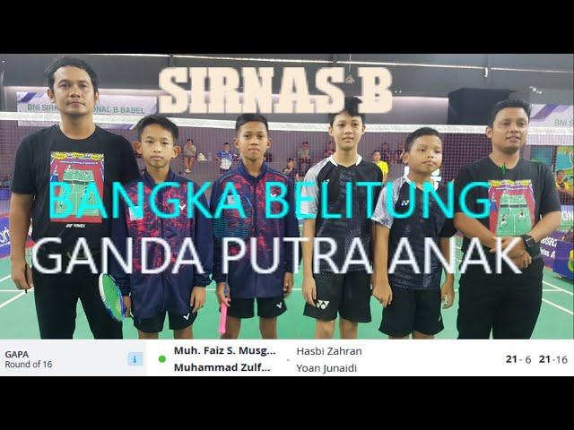 SIRNAS B   BANGKA BELITUNG