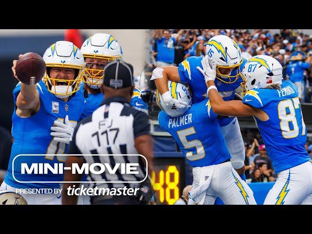 Mini-Movie: Justin Herbert Leads Chargers Past Saints | LA Chargers