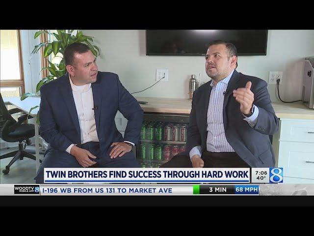 Twin brothers find success through hard work