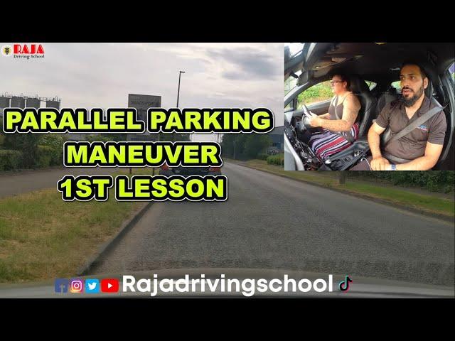 PARALLEL PARKING MANEUVER 1ST LESSON #driving #lessons #learning #drivinglessons #foryou #youtube