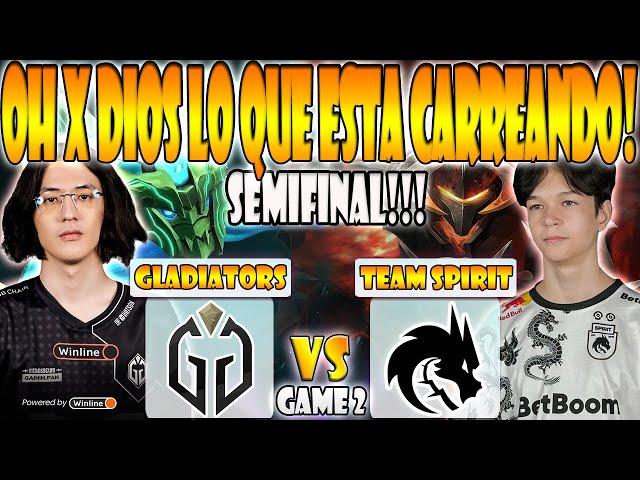 TEAM SPIRIT VS GLADIATORS BO3[GAME 2]SEMIFINAL-SATANIC VS CCNC, WATSON- 1WIN SERIES DOTA 2 FALL-DOTA