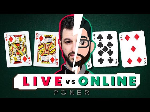 Phil Galfond on Live Poker vs Online Poker!