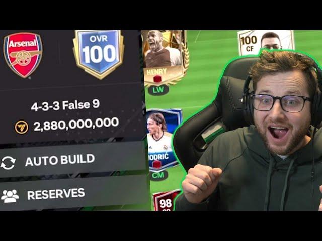 2 Billion Coin Shopping Spree to Build a 100 OVR Squad in FC Mobile!