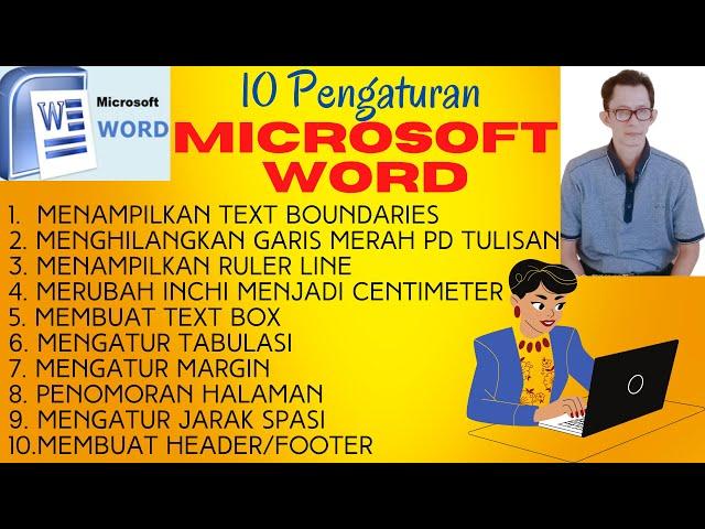 PENGATURAN DI MICROSOFT WORD ~ Bambapuang Foundation