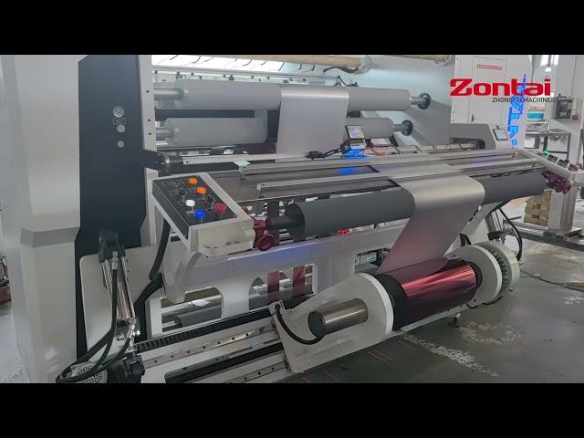 Stamping foil slitting rewinding machine Zontai ZTM-C