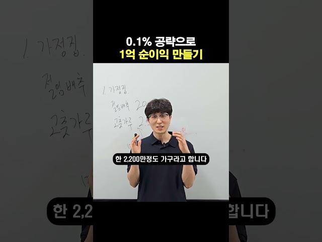 김장철에 고춧가루 파세요~ 단 0.1%만 판매해도 순이익 1억?