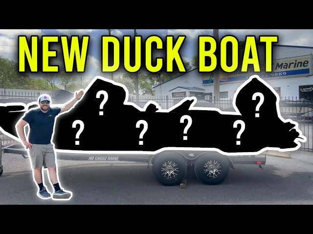 MY NEW 20 FOOT DUCK BOAT!