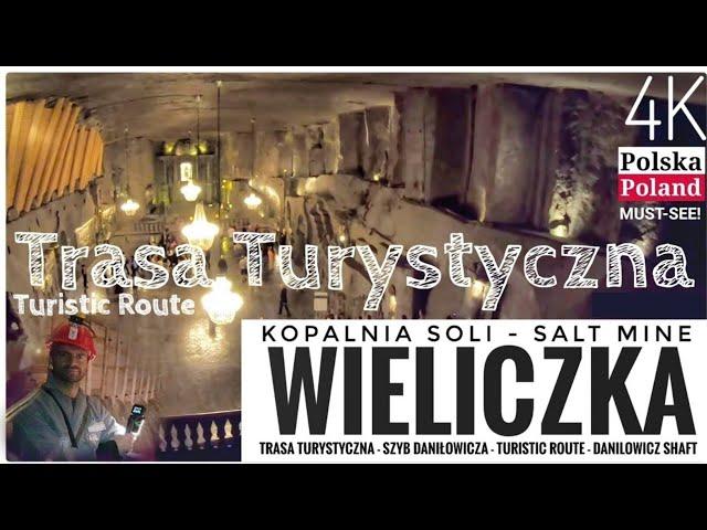 Kopalnia Soli "Wieliczka" Trasa Turystyczna + Muzeum 4K - Wieliczka Salt Mine Tourist Route - Polska