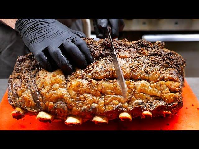 American Food - PRIME RIB, FILET MIGNON, AND BONE IN RIBEYE STEAKS The Log Cabin Steakhouse Illinois