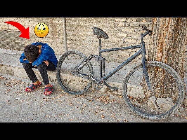 Bicycle RESTORATION | I Turned His Trash Bike into Treasure | His Reaction Will Touch Your Heart