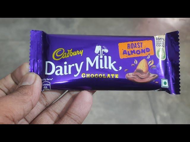 India's Top Chocolates || Cadbury Dairy Milk Roast Almond || Roast Almond Chocolate