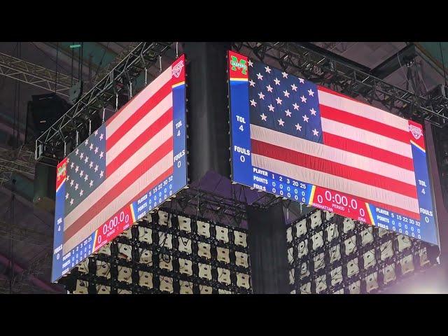 World's Largest Pipe Organ at Boardwalk Hall Perforns National Anthem at MAAC Championship