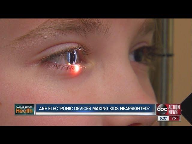 The devices your children use everyday could be harming their eyesight