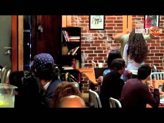 Telekinetic Coffee Shop Surprise - Carrie Prank in NYC - Publicidad Carrie