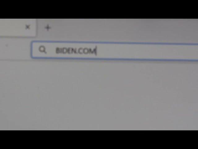 Type "BIDEN.COM'...Wonder What comes up?--LOL