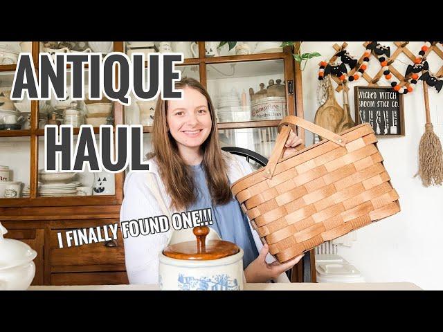 Antique Haul & STYLING MY FINDS! | Ironstone Finds | Antique Farmhouse Decor