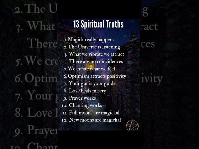 𝟭𝟯 𝗦𝗽𝗶𝗿𝗶𝘁𝘂𝗮𝗹 𝗧𝗿𝘂𝘁𝗵𝘀 #manifestation#spiritual#viralvideo#shorts#youtubeshorts#trending#shortvideo