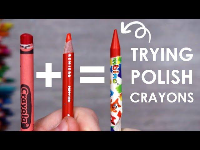 CLAY CRAYONS?! - Testing Crayons From Poland