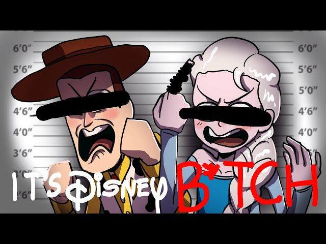 Disney Movie voice actors cursing but its the actual characters (an animation)