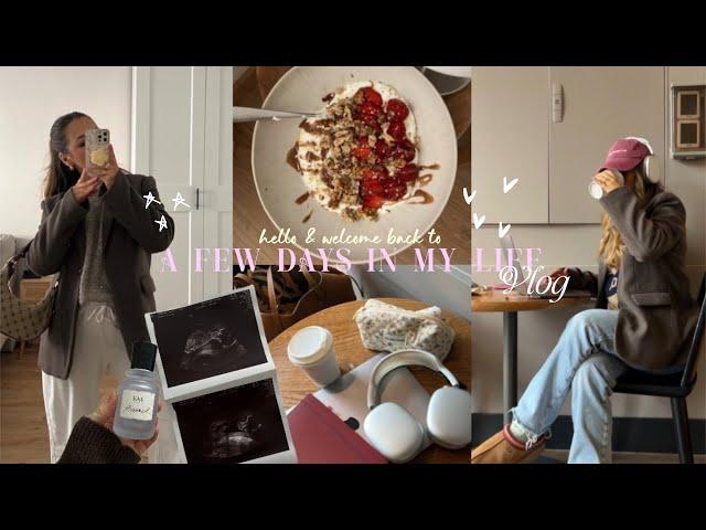 Baby Bauch Update, Quality Time, Unboxings & Coffee Date 🩰 || samriaxrieger