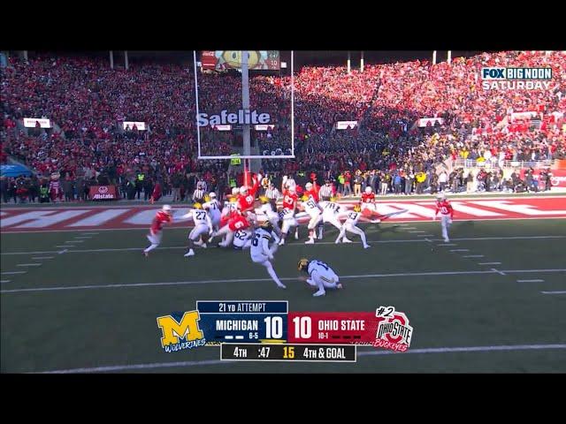 2024: Michigan 13 Ohio State 10