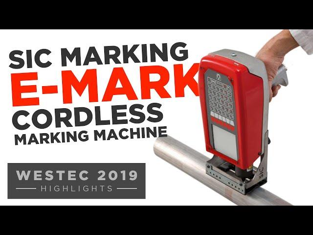 Portable, Battery-Powered, and Fully Autonomous Marking Gun! E-Mark by SIC Marking