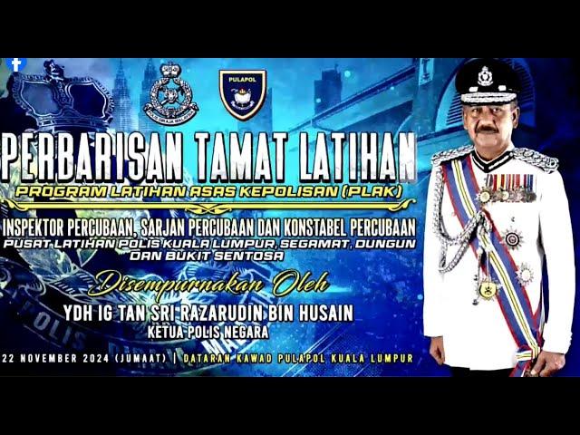 PERBARISAN TAMAT LATIHAN (PLAK) 22 NOVEMBEWR 2024