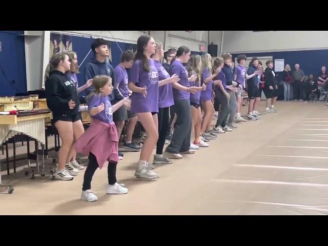 Audrey Dancing at School!