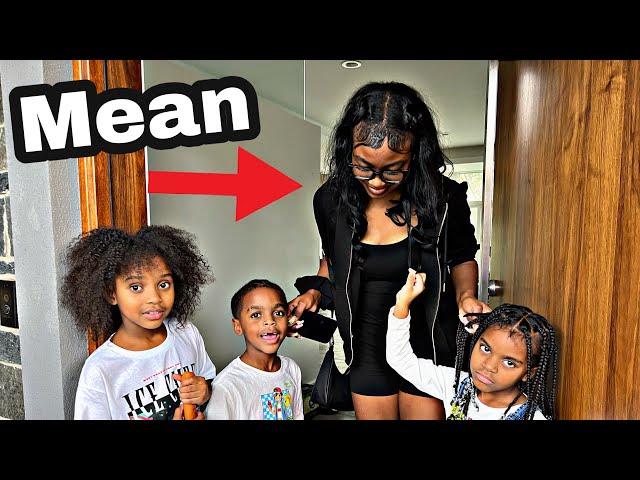 Mean BABYSITTER watches kids! What happens next is SHOCKING!