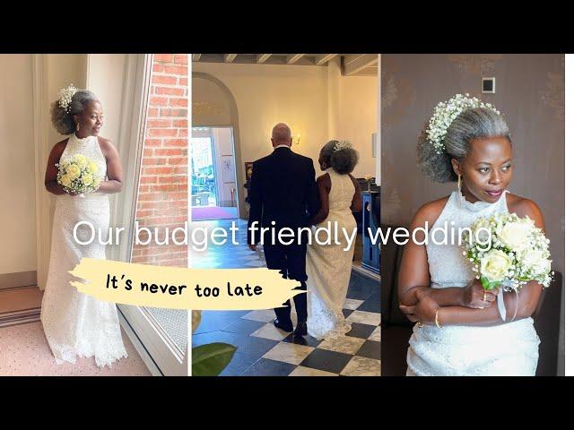 We got married and here is our simple and budget friendly wedding #over40 #