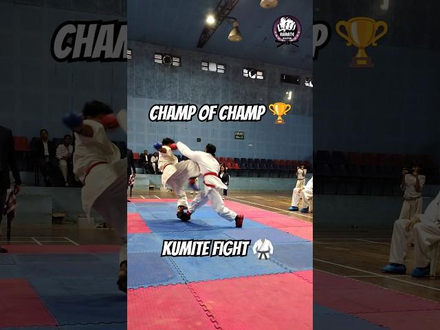 Champ Of Champ KUMITE FIGHT (Semi final) #karate #kumite #coc #karatefight #nagpur #shorts