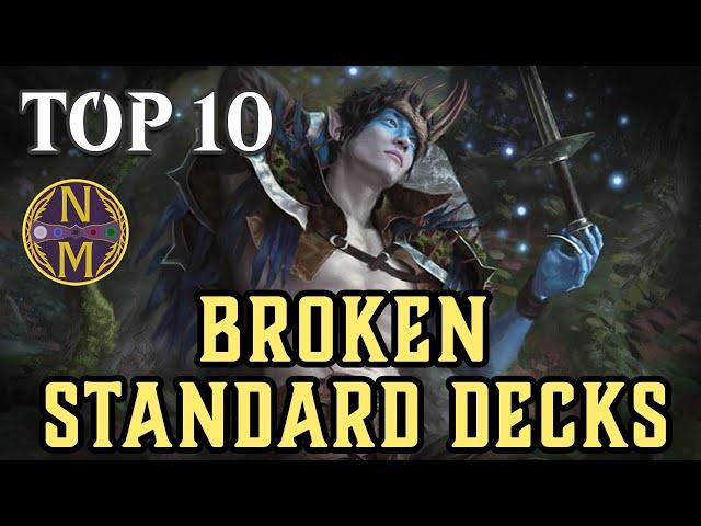 MTG Top 10: The MOST BROKEN Standard Decks Of All Time | Magic: the Gathering | Episode 618