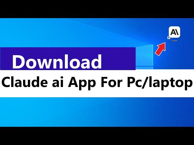 Claude ai app for PC | How to download claude ai app in pc | Download claude  ai for pc #claude