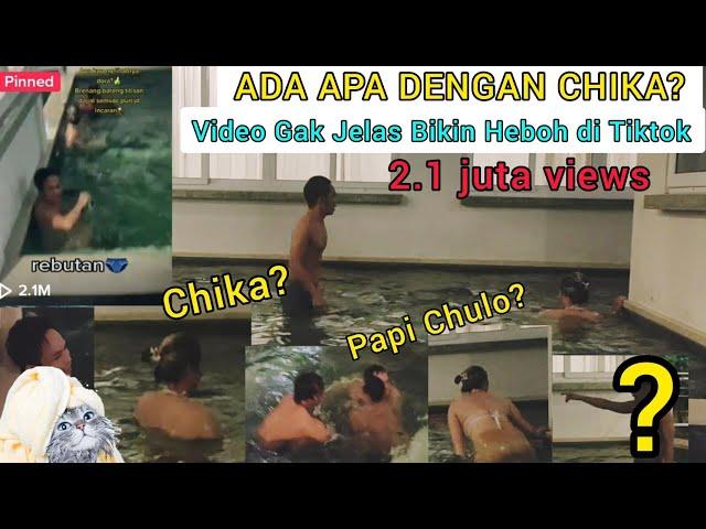 Video tiktok berenang di bali netizen heboh soal chika papi chulo - full video berenang di bali
