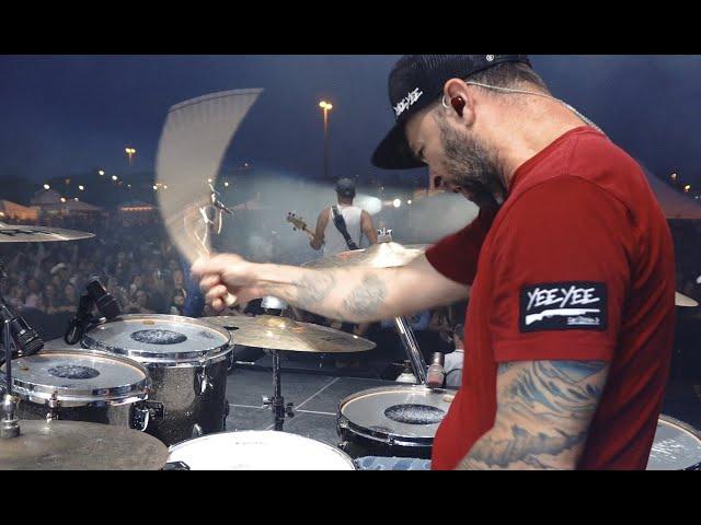 Drummer POV Dusty Saxton | Drum Cam | Granger Smith | Fargo Rib Fest Full Show w/ In Ear Mix