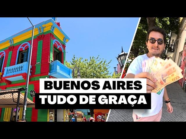 BUENOS AIRES de GRAÇA: Passeios e atrações grátis na capital da Argentina [4K]