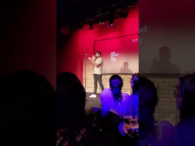 Aravind SA stand up comedy #dublin #aravindsa #standupcomedy #weneedtotalk