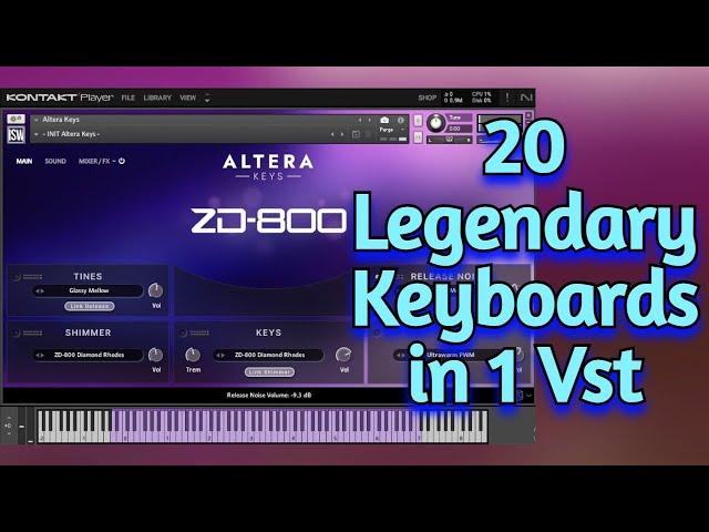 Amazing New Kontakt Player Library & VST With 20 Keyboard Sounds - Altera Keys by Impact Soundworks