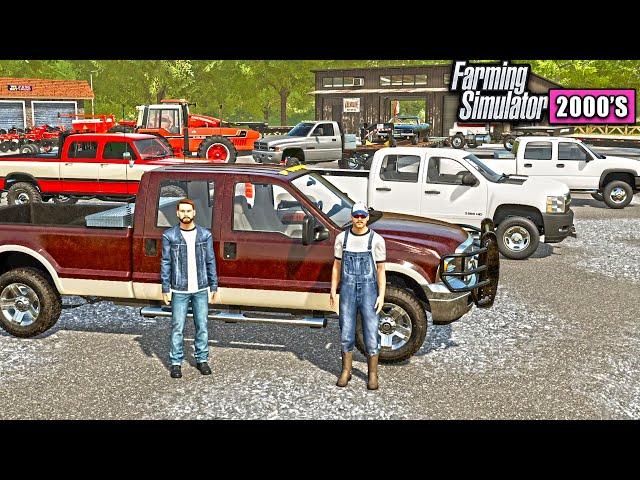 BUYING THE ULTIMATE FARM TRUCK! (NEW TRUCK DEALERSHIP) | FARMING SIMULATOR 2000'S