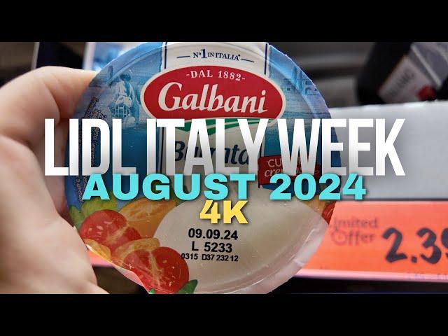 Lidl Italy Week - From 29 August 2024 - Flavour of The Week [4K]