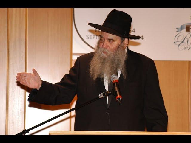 POWERFUL!! Rabbi Moshe Kotlarsky A"H at the MTC Ribbon Cutting Ceremony