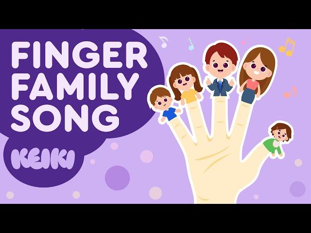 Finger Family Song | Nursery Rhymes & Family Sing Along | Keiki Kids Songs #kidssong #nurseryrhymes